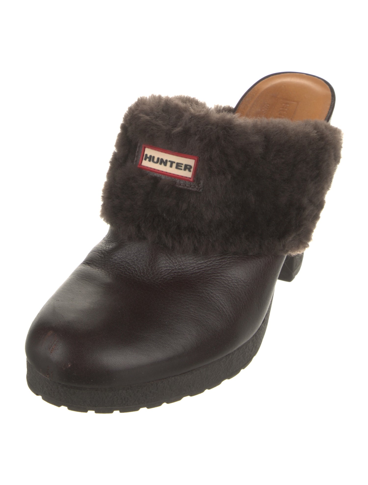 Hunter Leather Mules