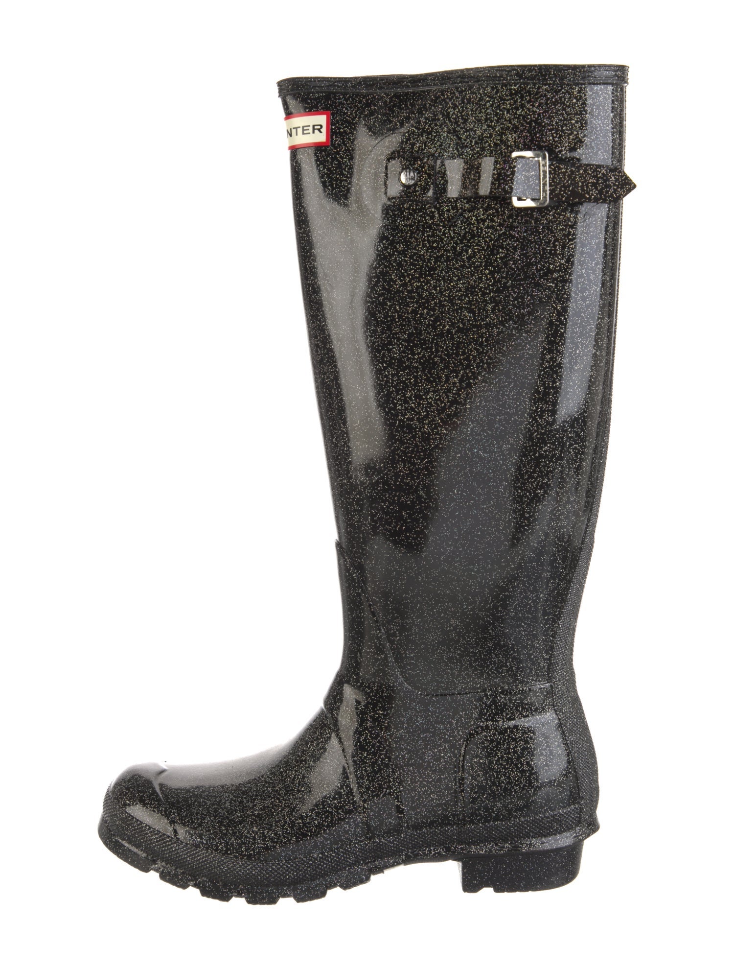 Hunter Rubber Glitter Accents Rain Boots w/ Tags