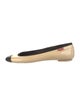 Hunter Patent Leather Colorblock Pattern Ballet Flats