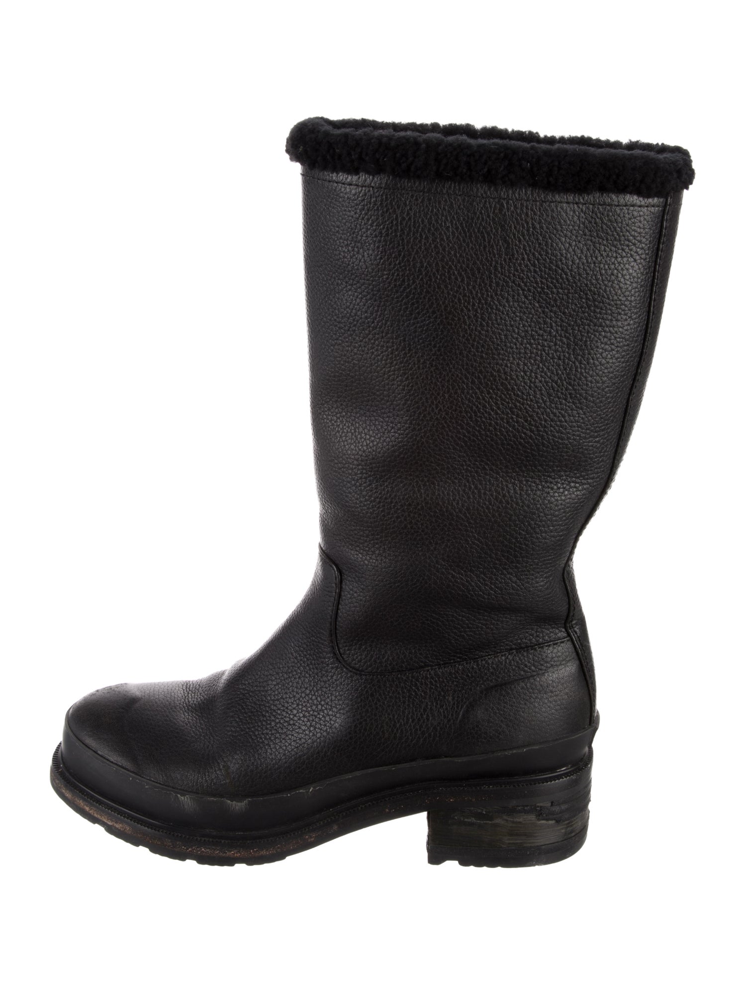 Hunter Leather Moto Boots