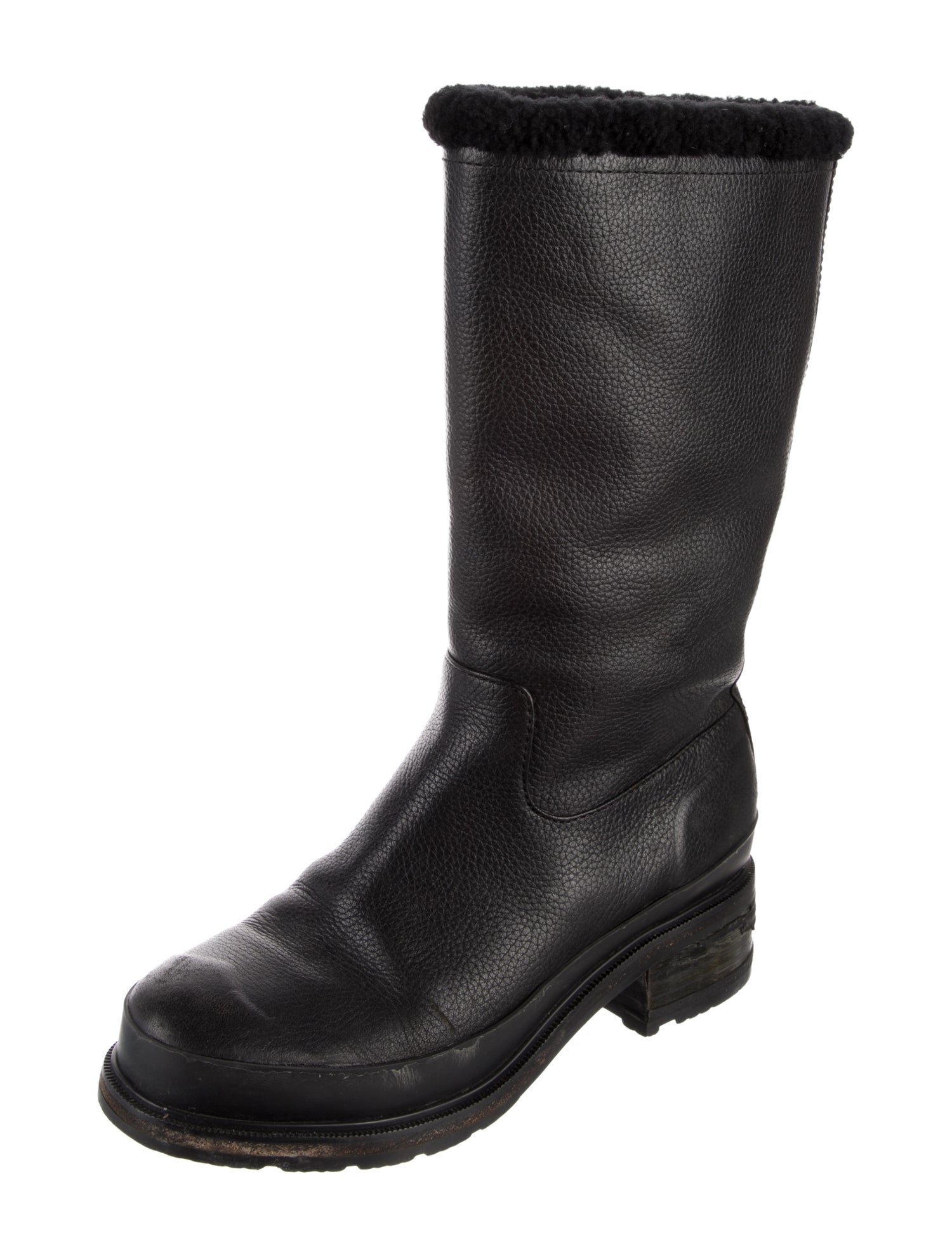 Hunter Leather Moto Boots
