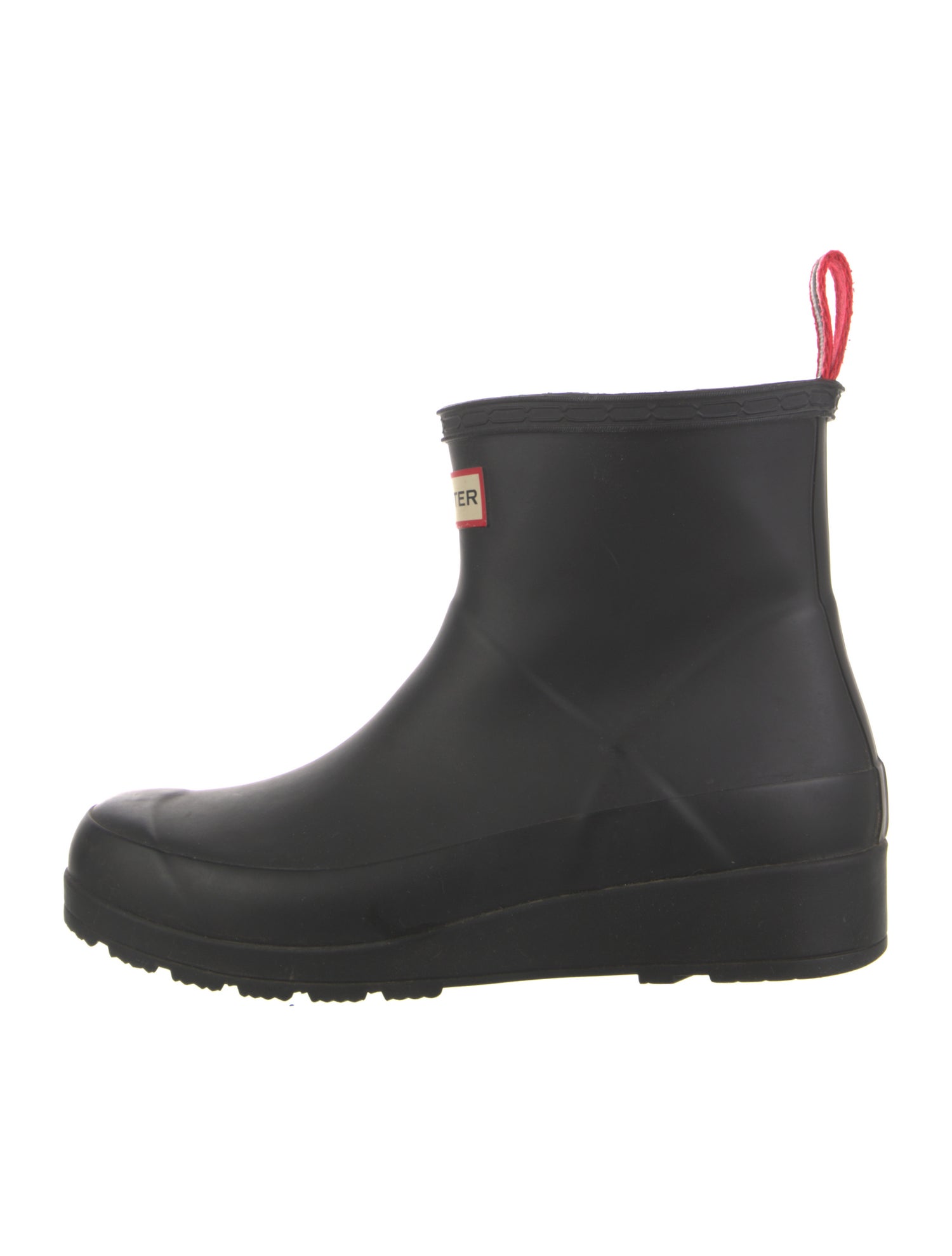 Hunter Rubber Grosgrain Trim Rain Boots