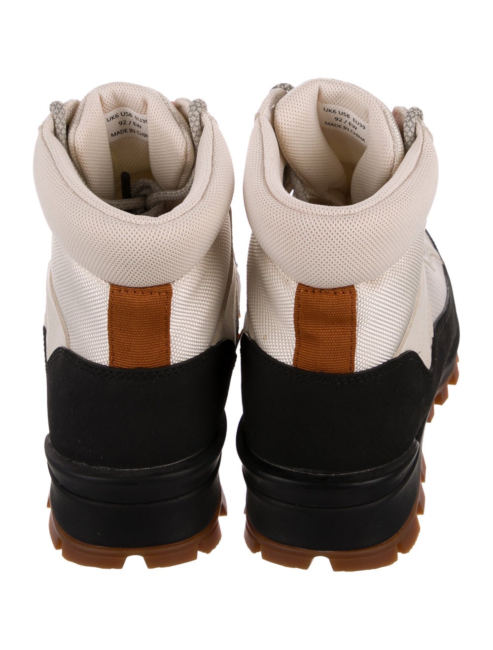 Hunter Suede Colorblock Pattern Hiking Boots - image 4