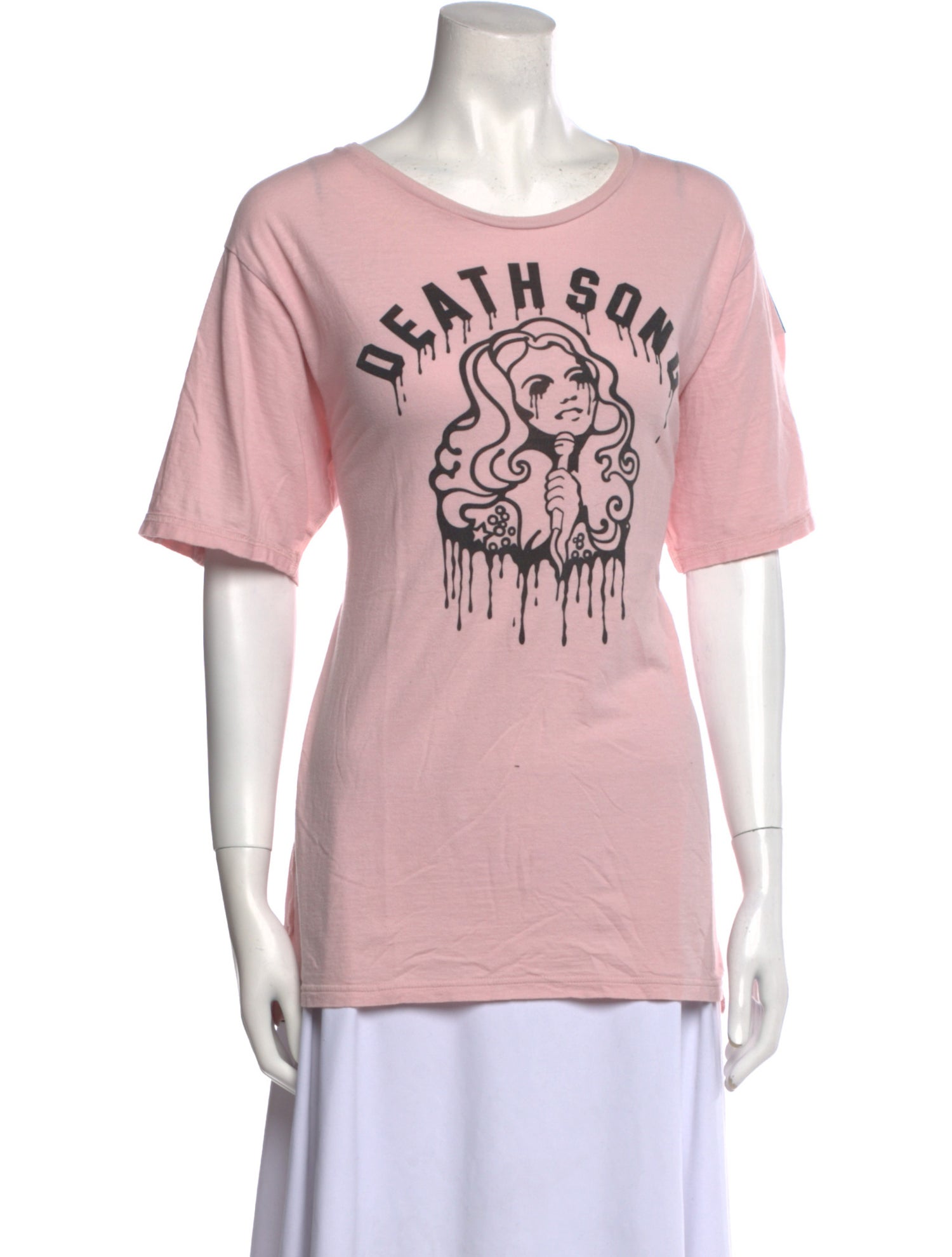 Hysteric Glamour Graphic Print Crew Neck T-Shirt