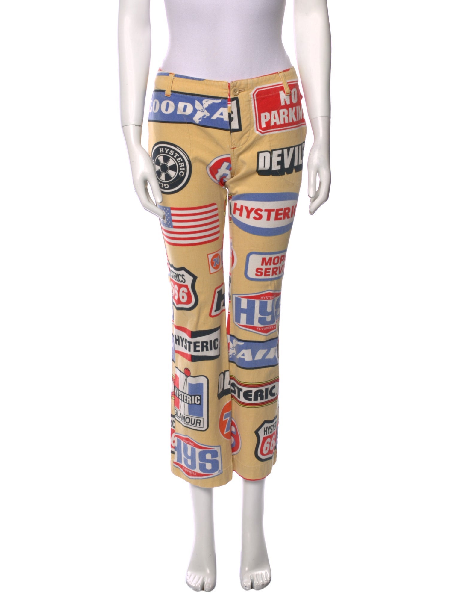 Hysteric Glamour Printed Straight Leg Pants