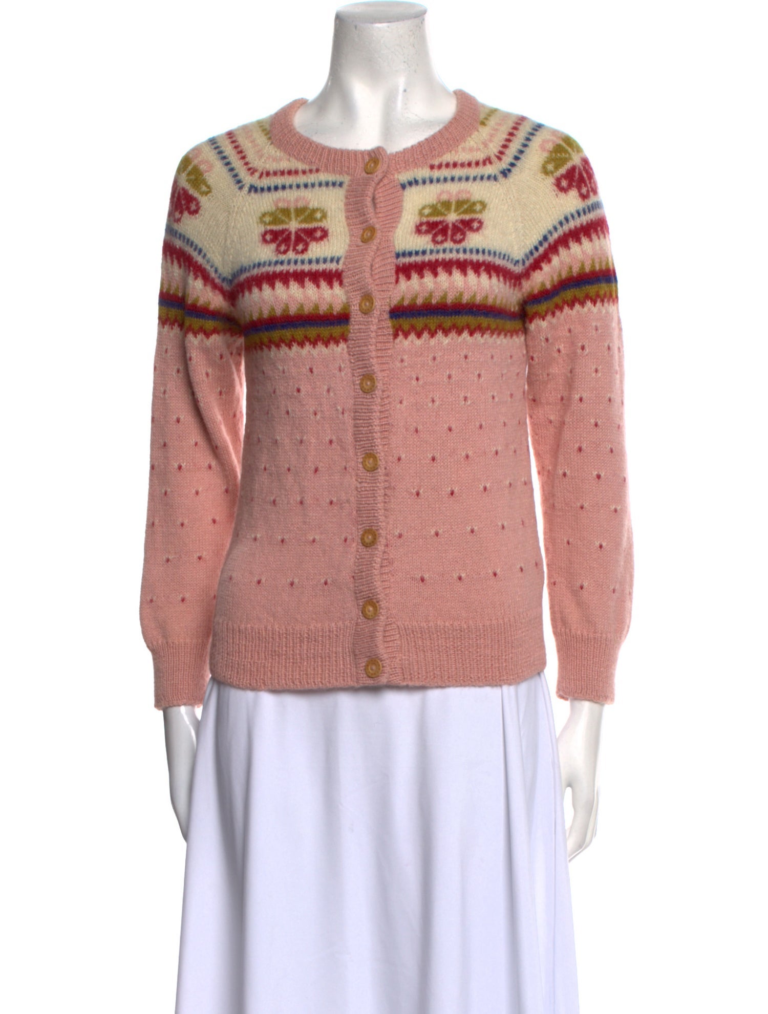 Hysteric Glamour Printed Crew Neck Sweater