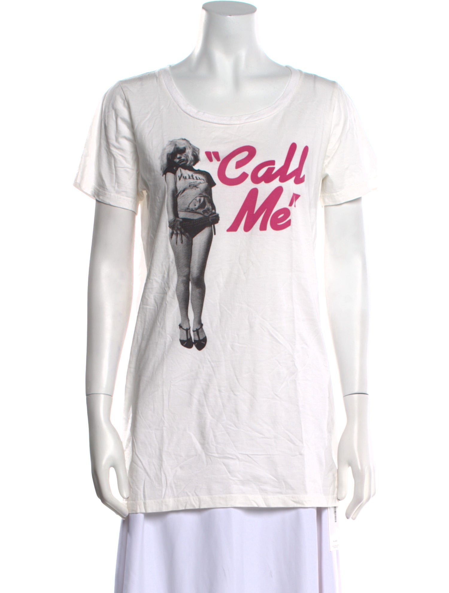 Hysteric Glamour Graphic Print Scoop Neck T-Shirt