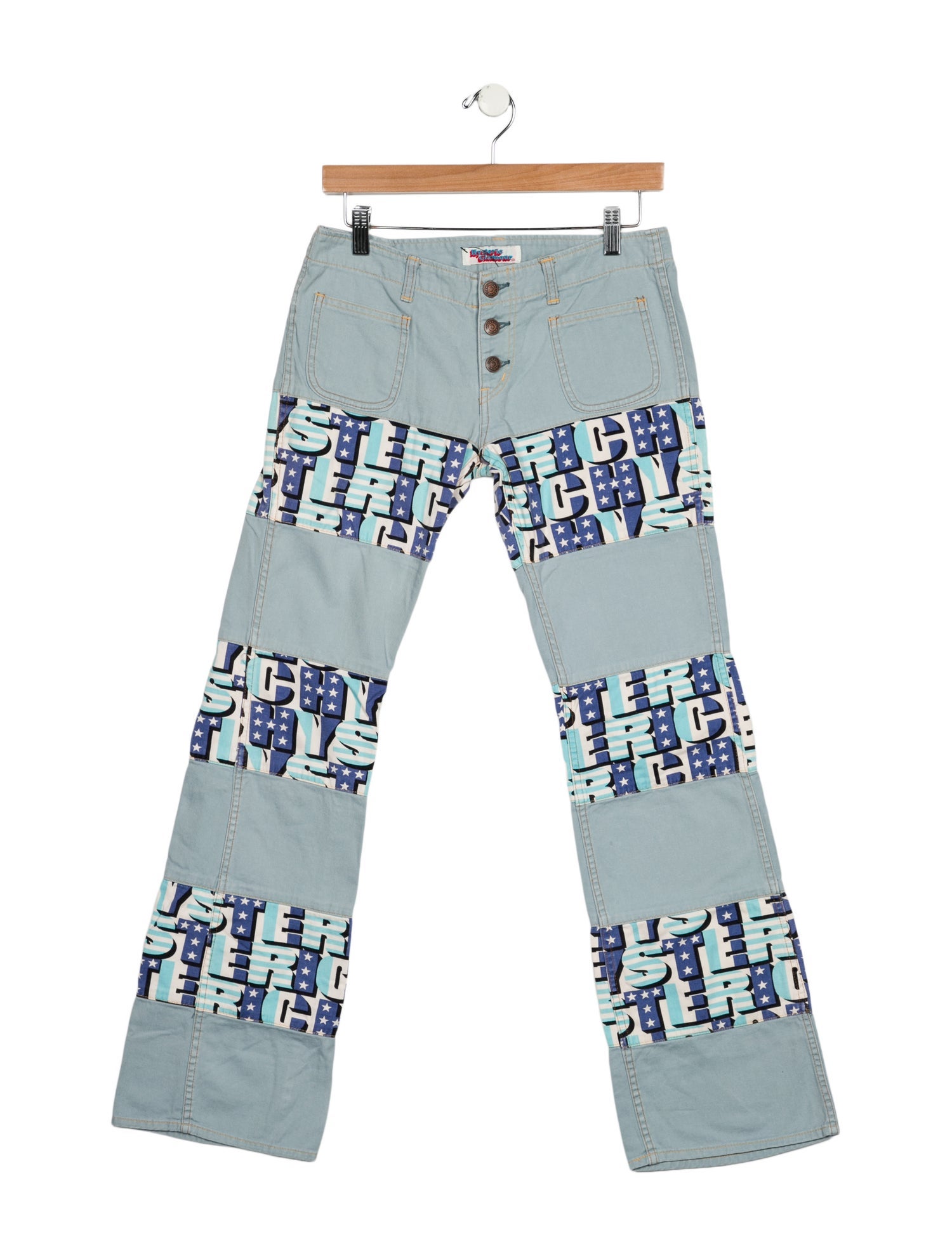 Hysteric Glamour Low-Rise Wide Leg Jeans