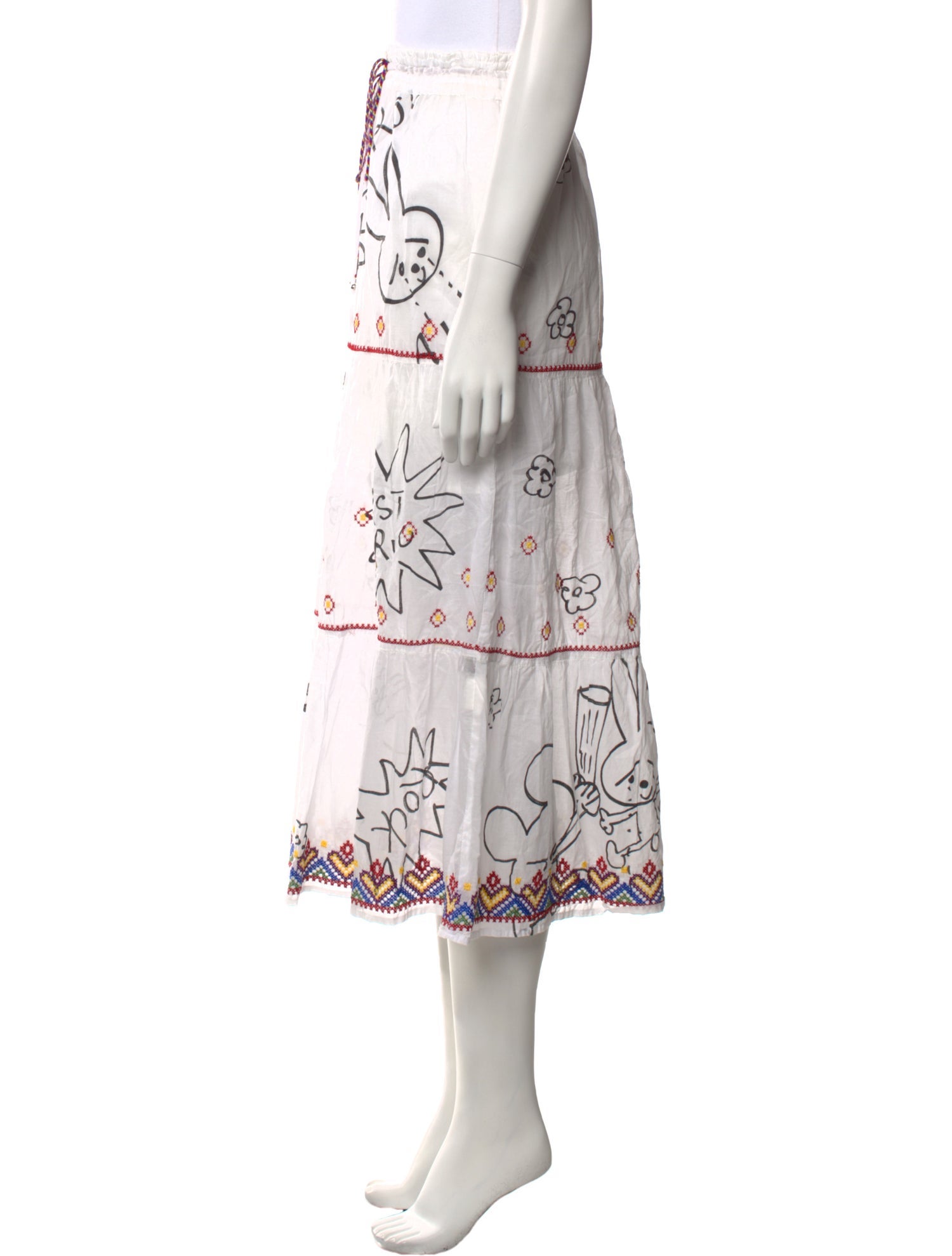 Hysteric Glamour Vintage Midi Length Skirt