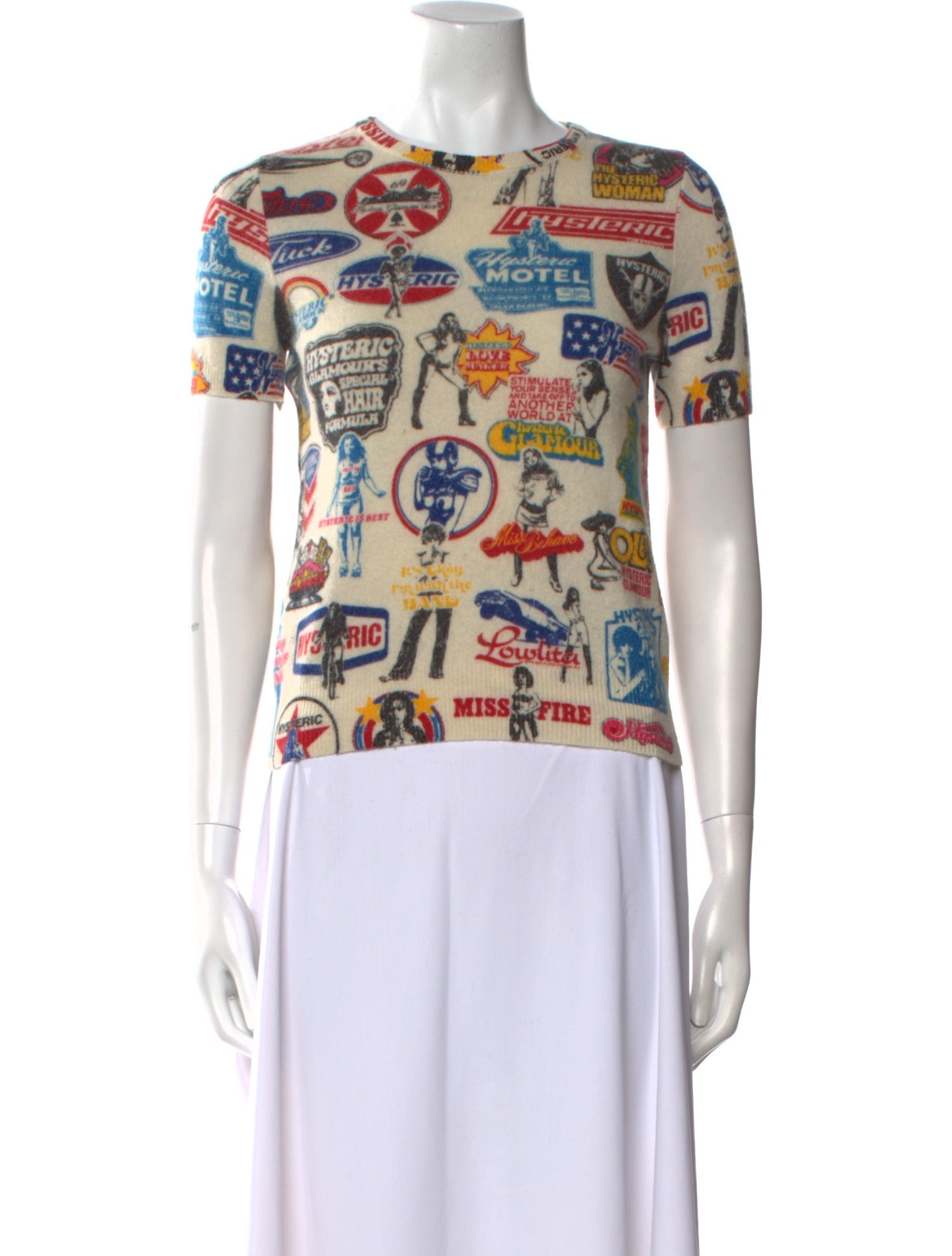 Hysteric Glamour Angora Printed Sweater