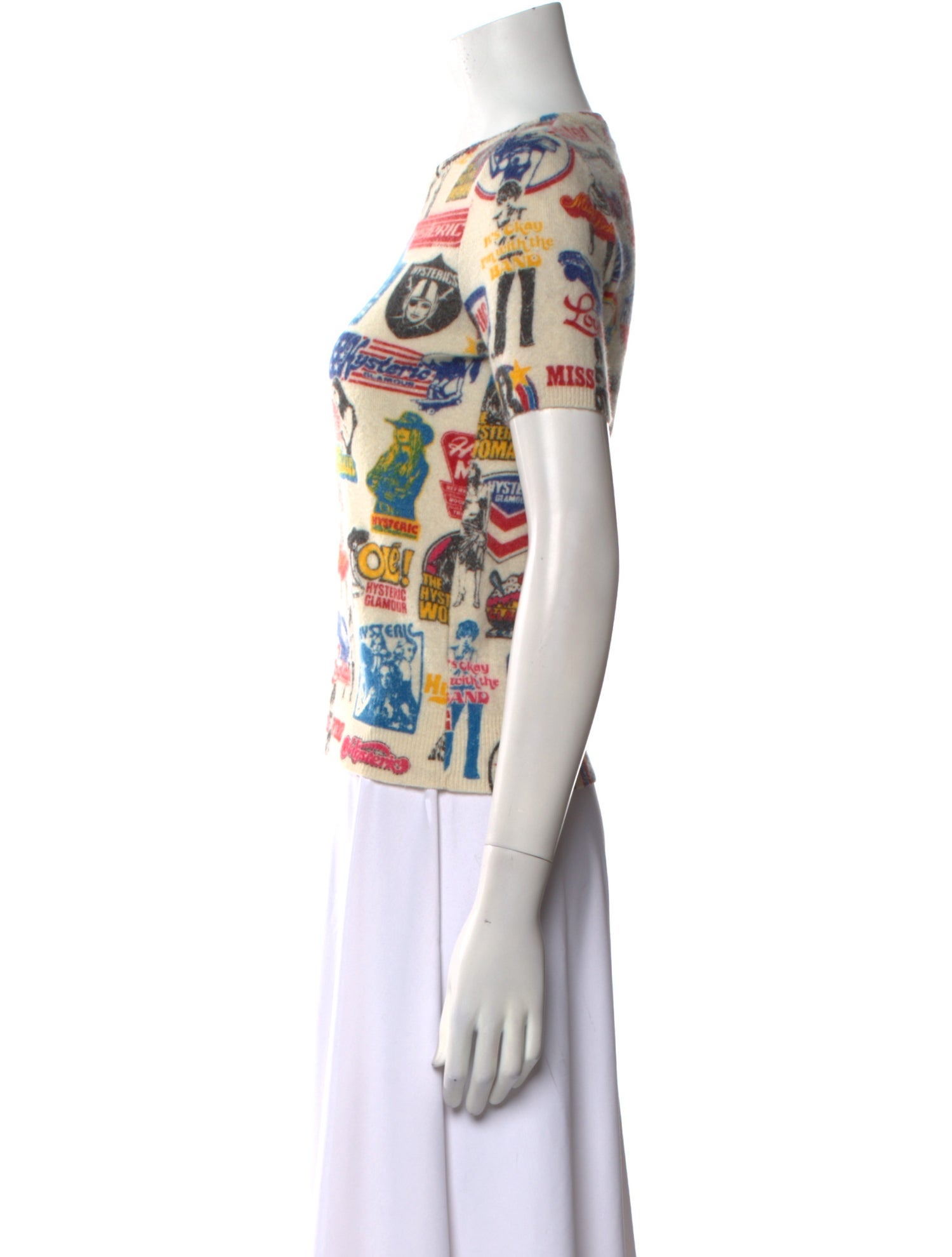 Hysteric Glamour Angora Printed Sweater