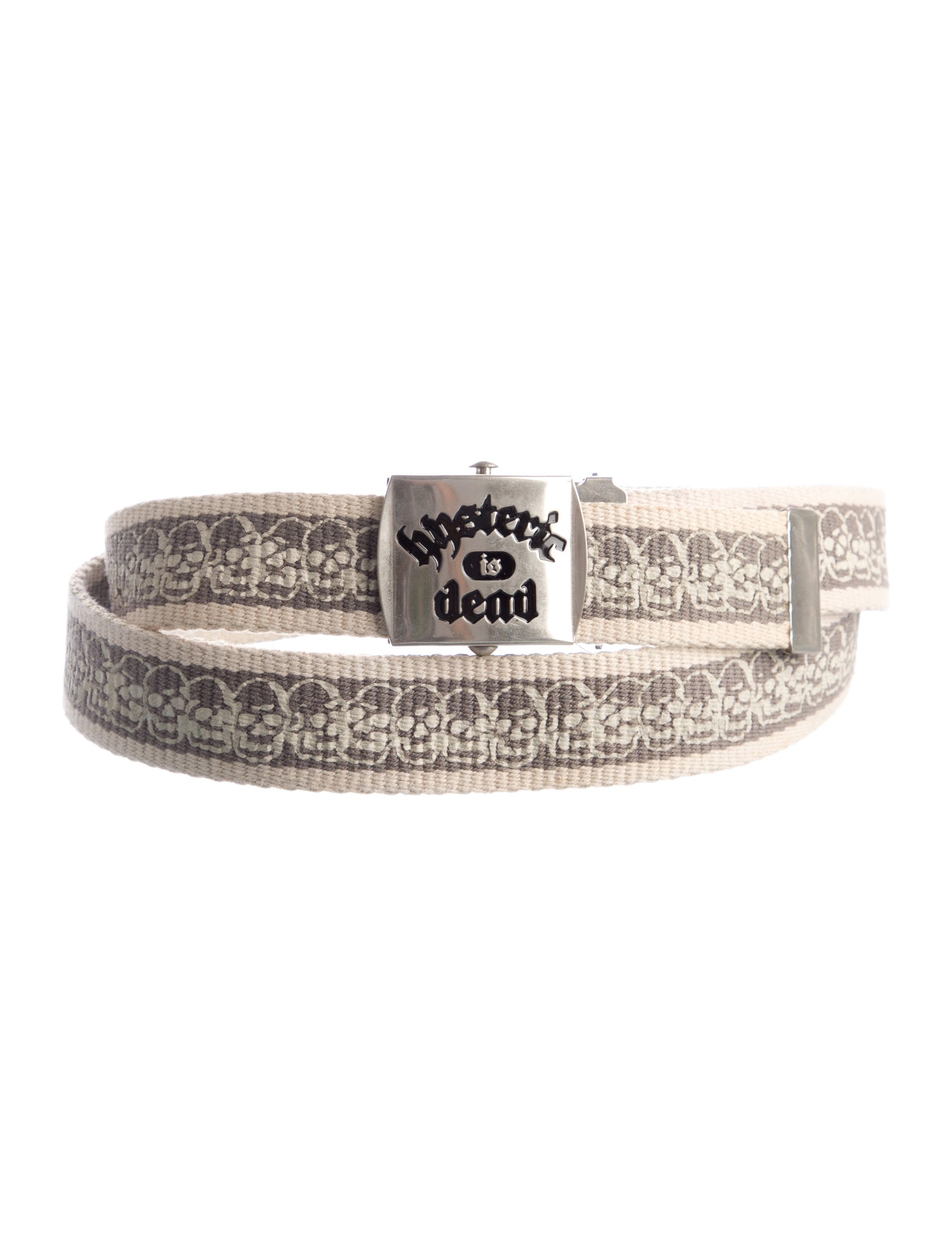 Hysteric Glamour Skinny Canvas Belt
