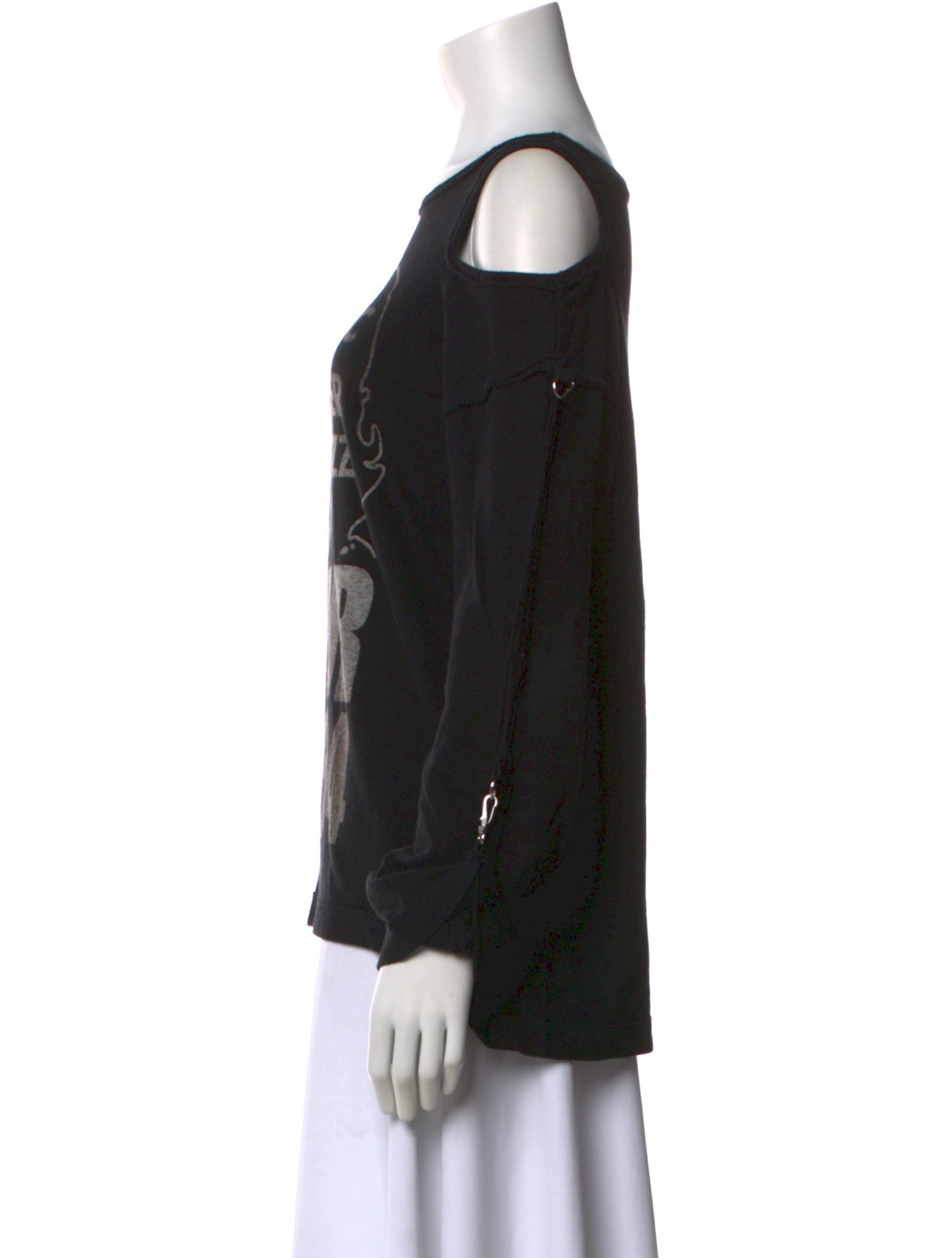 Hysteric Glamour Graphic Print Crew Neck T-Shirt