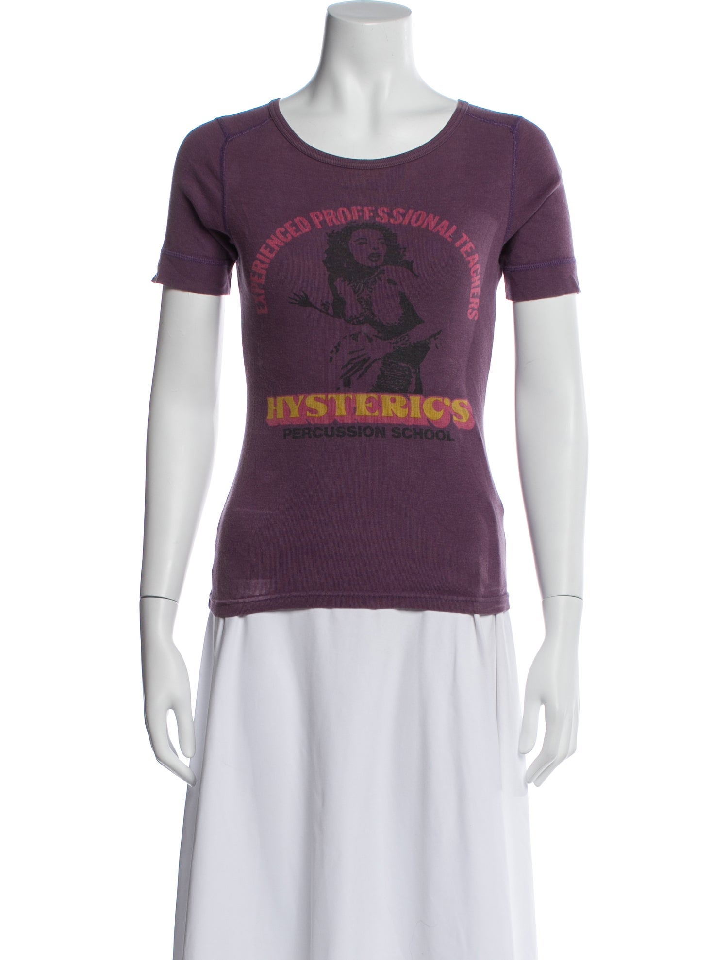 Hysteric Glamour Vintage Graphic Print T-Shirt