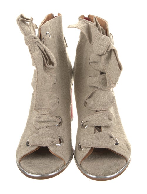 Halmanera Canvas Lace-Up Boots