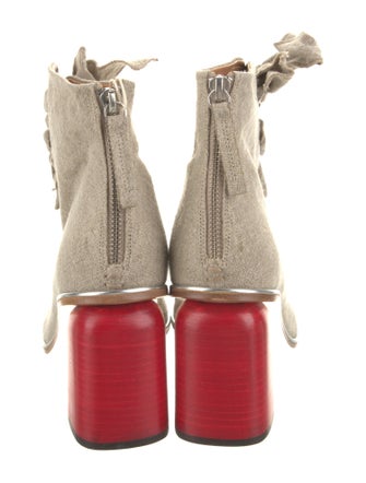 Halmanera Canvas Lace-Up Boots