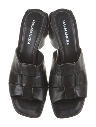 Halmanera Leather Slides