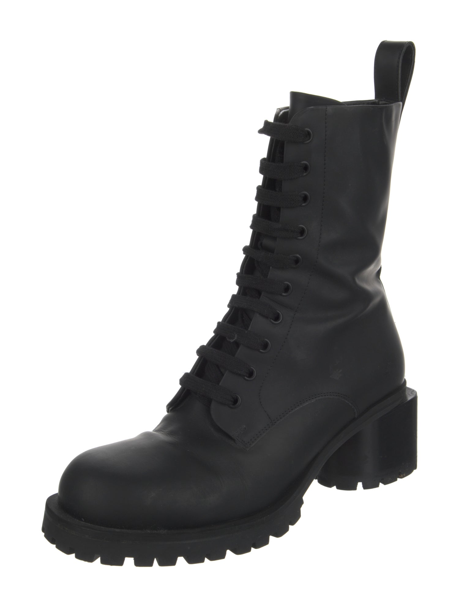 Halmanera Leather Combat Boots
