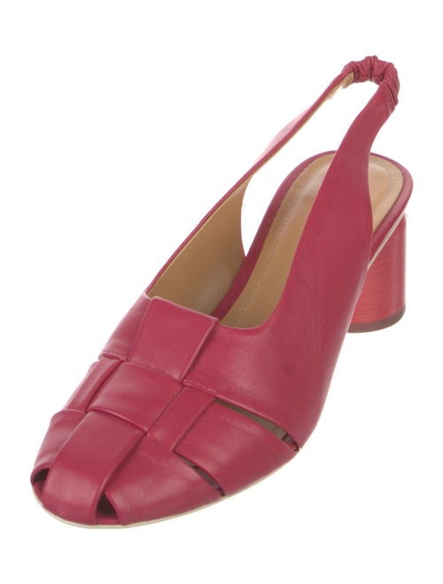 Halmanera Leather Slingback Pumps