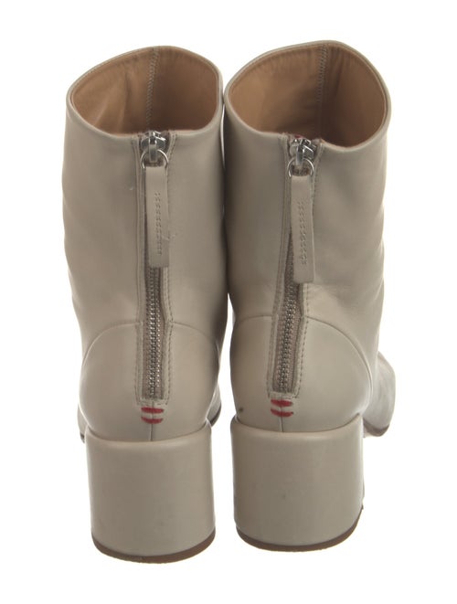 Halmanera Embossed Leather Embroidered Accent Boots