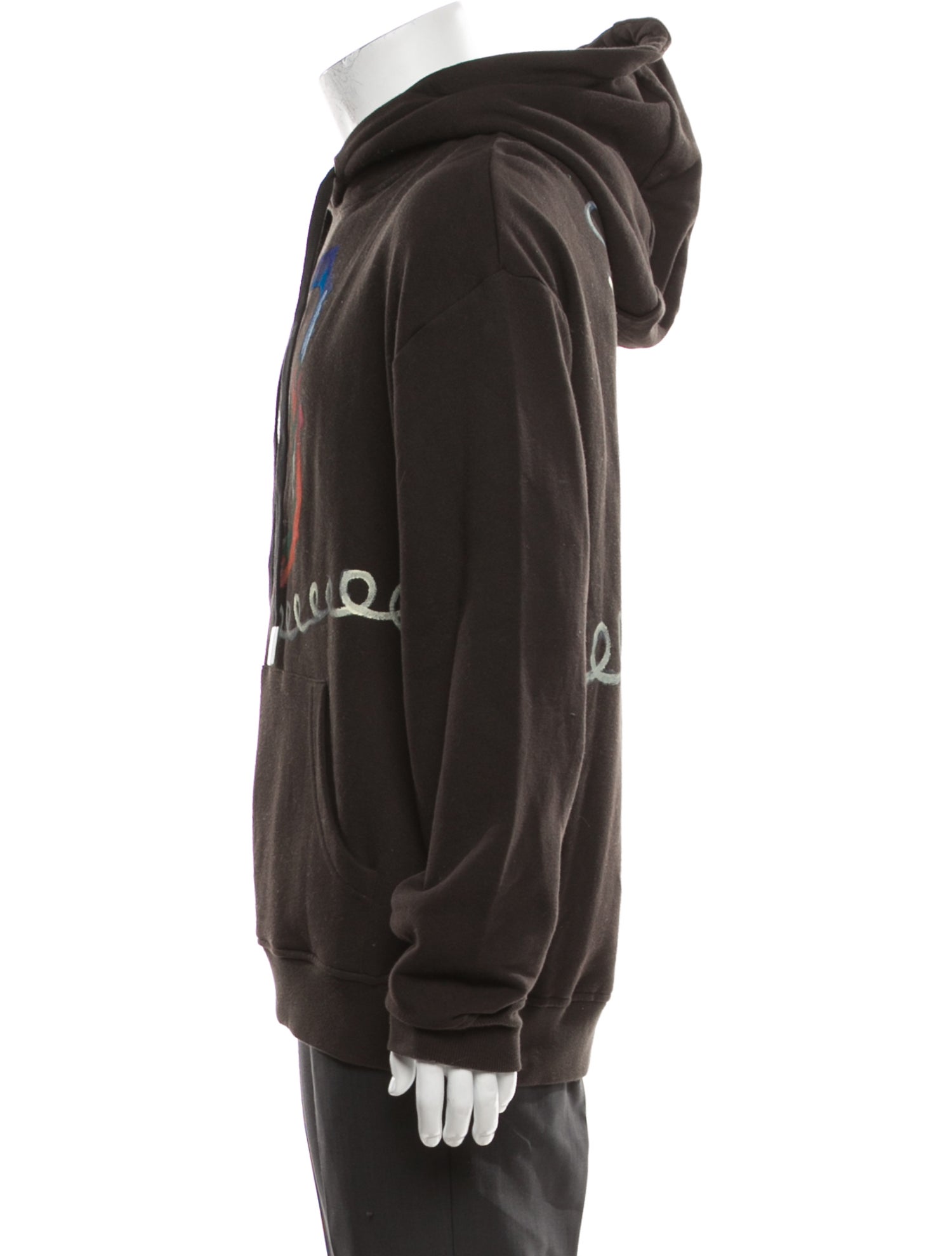 Haculla Graphic Print Mock Neck Hoodie