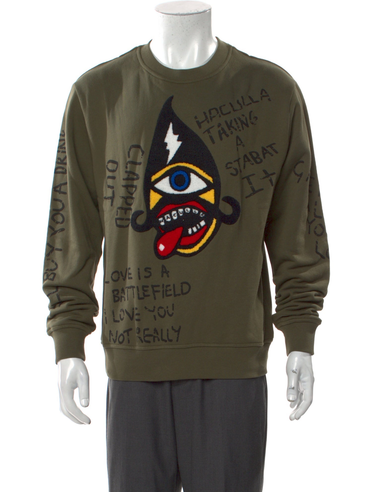 Haculla Graphic Print Crew Neck Sweatshirt