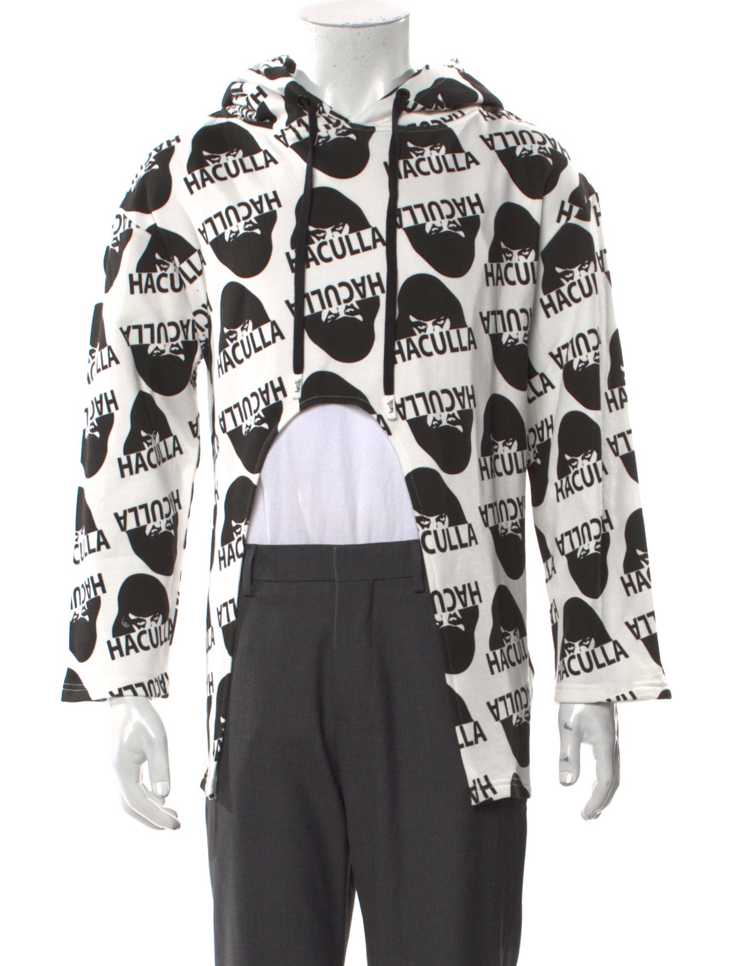 Haculla Printed Crew Neck Hoodie