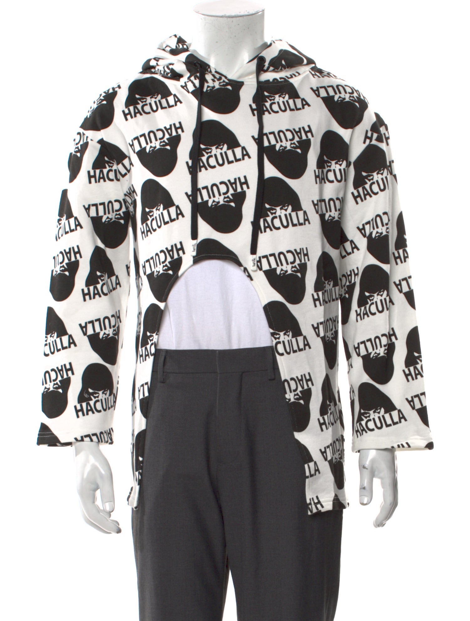 Haculla Printed Crew Neck Hoodie