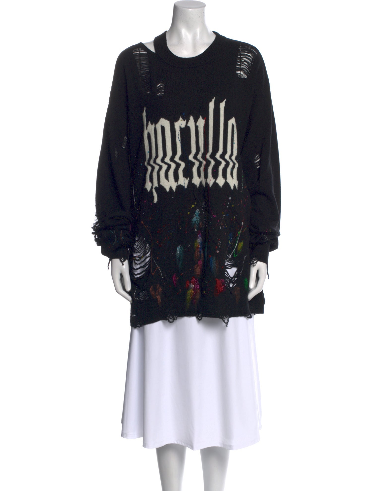 Haculla Wool Graphic Print Sweater w/ Tags