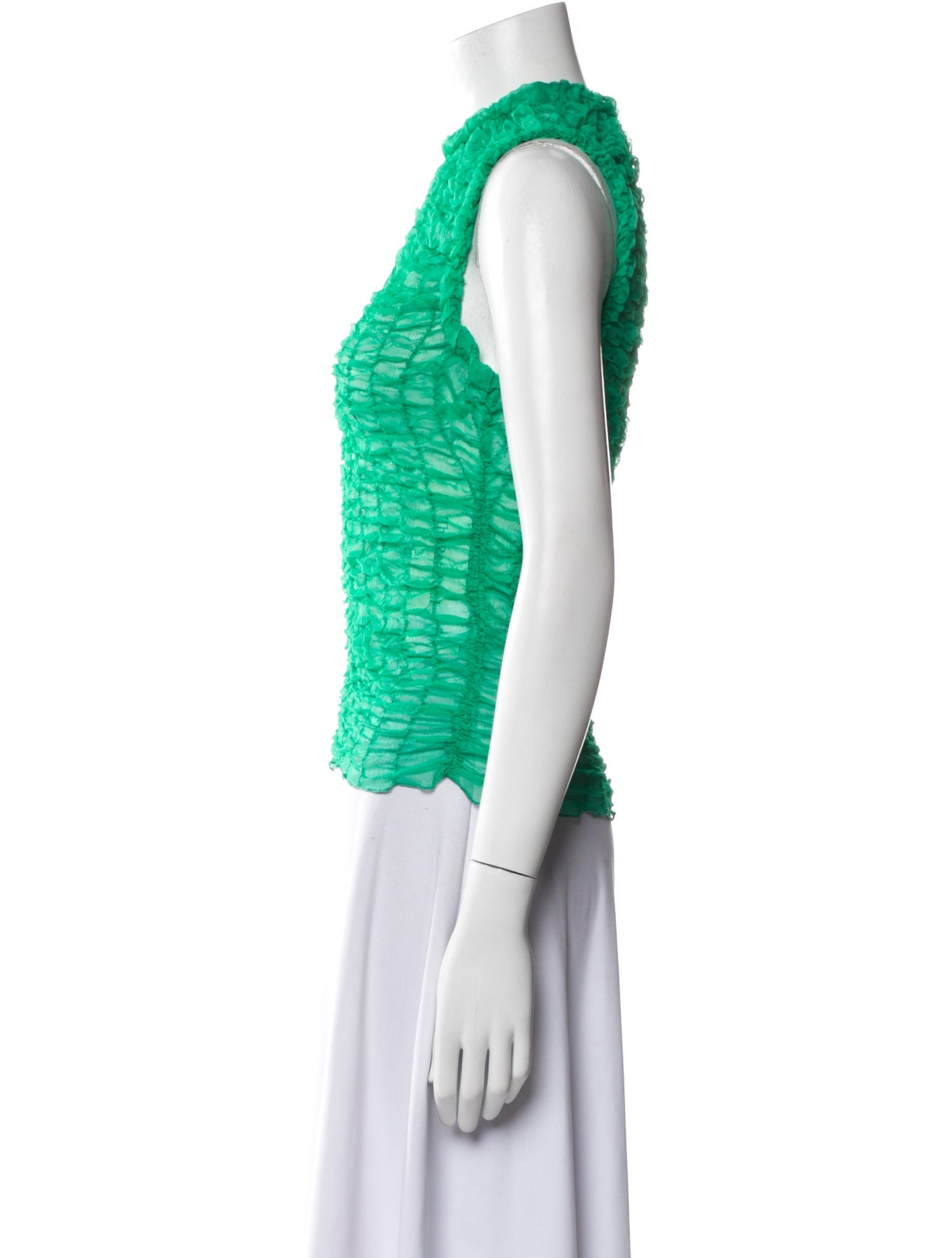 Hanne Bloch Silk Mock Neck Top w/ Tags