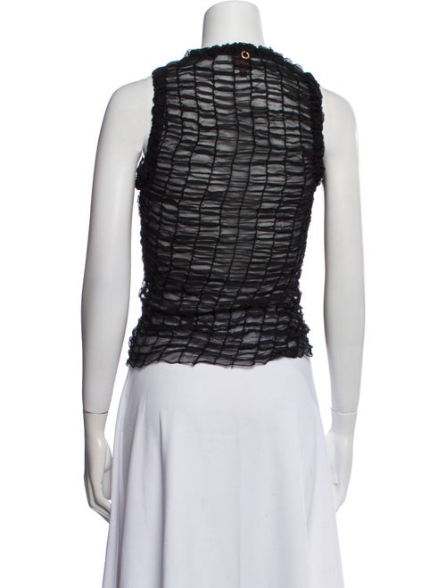 Hanne Bloch Crew Neck Sleeveless Crop Top