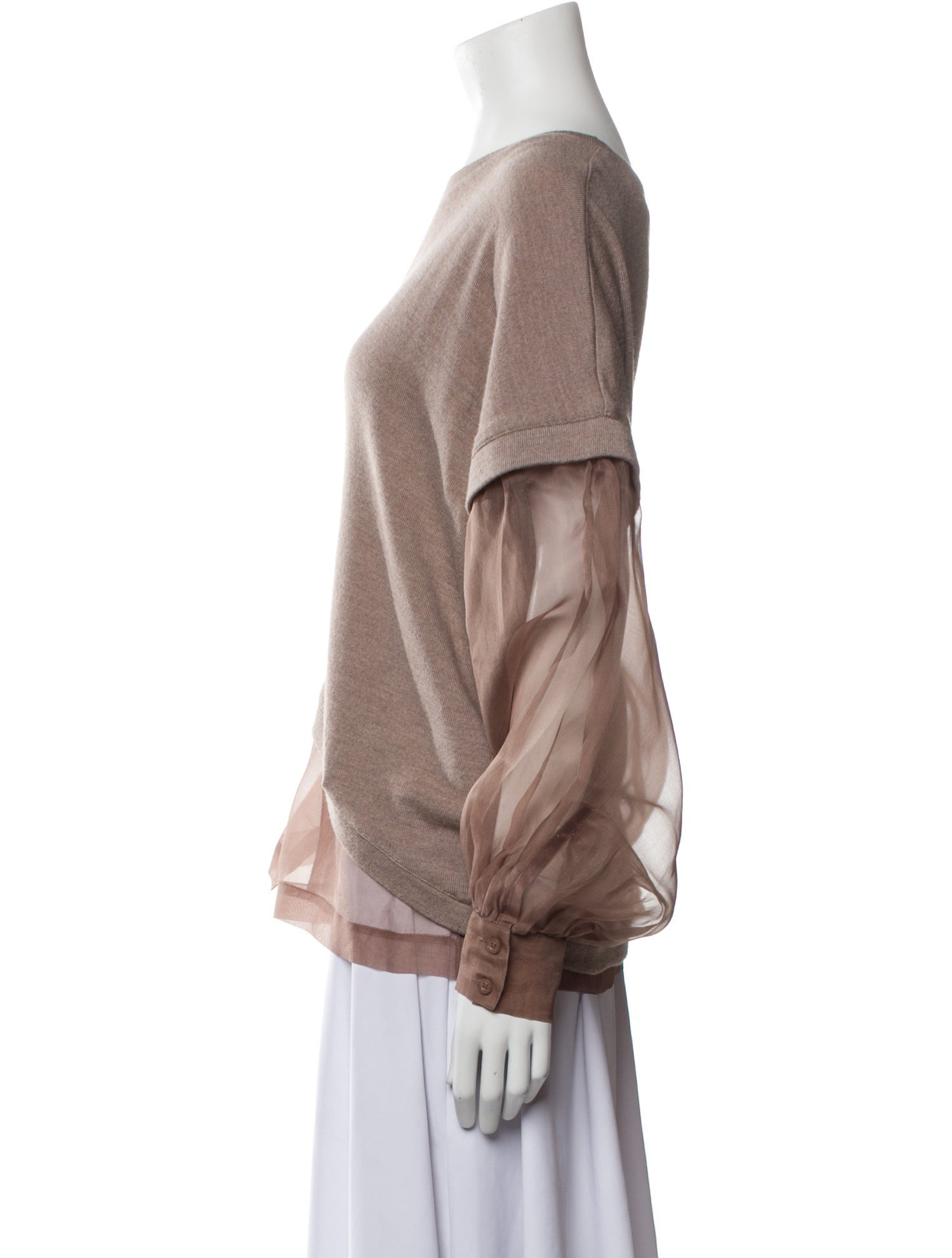 Helene Angeli Wool Crew Neck Sweater