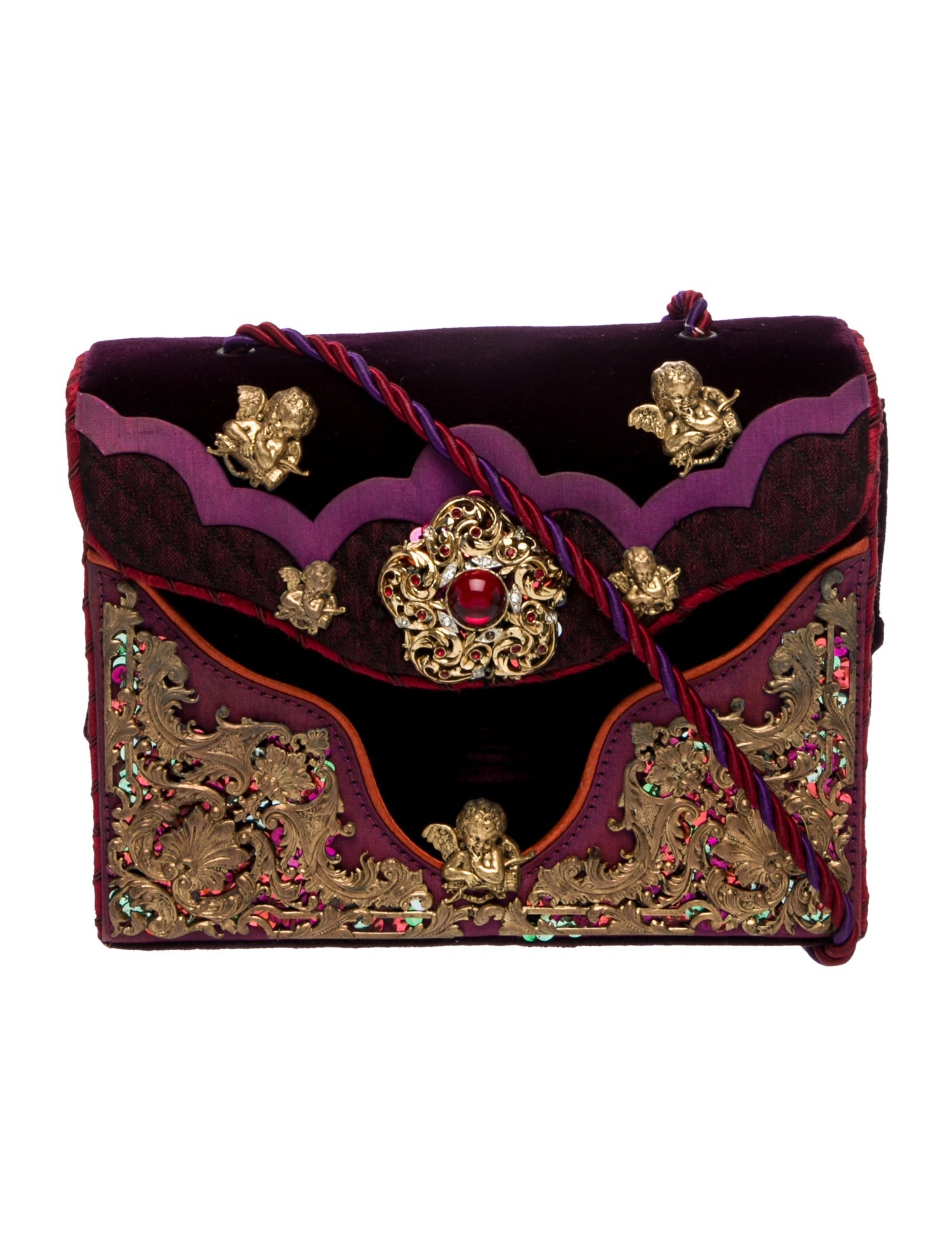 Helene Angeli Velvet Minaudière