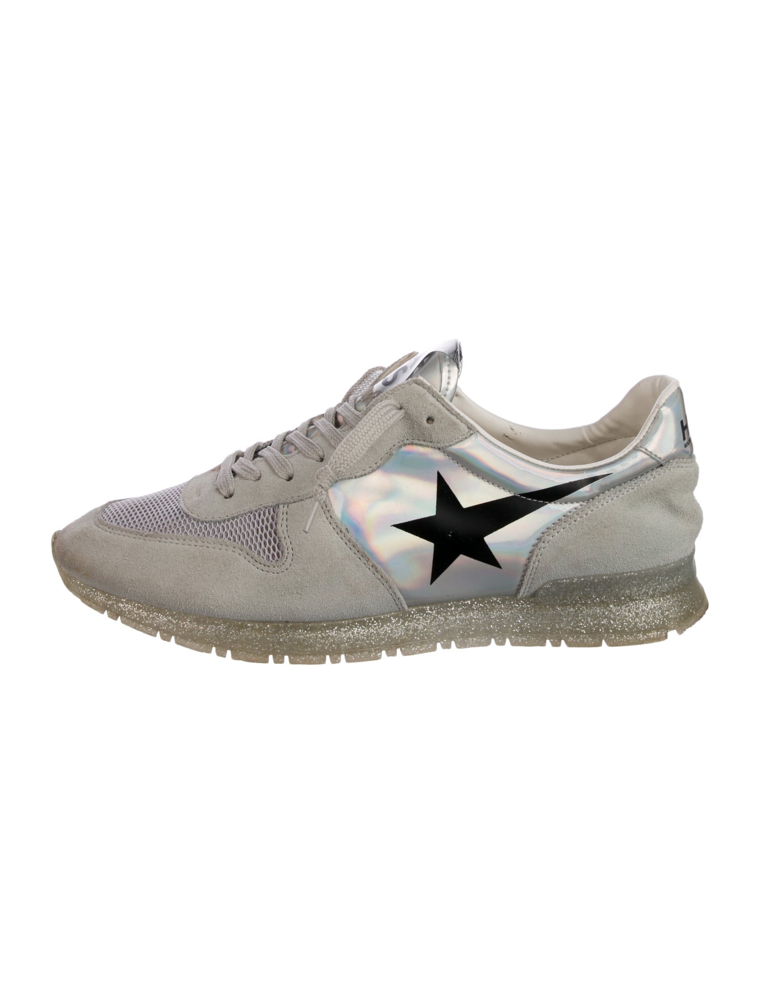 Haus x Golden Goose Suede Printed Athletic Sneakers