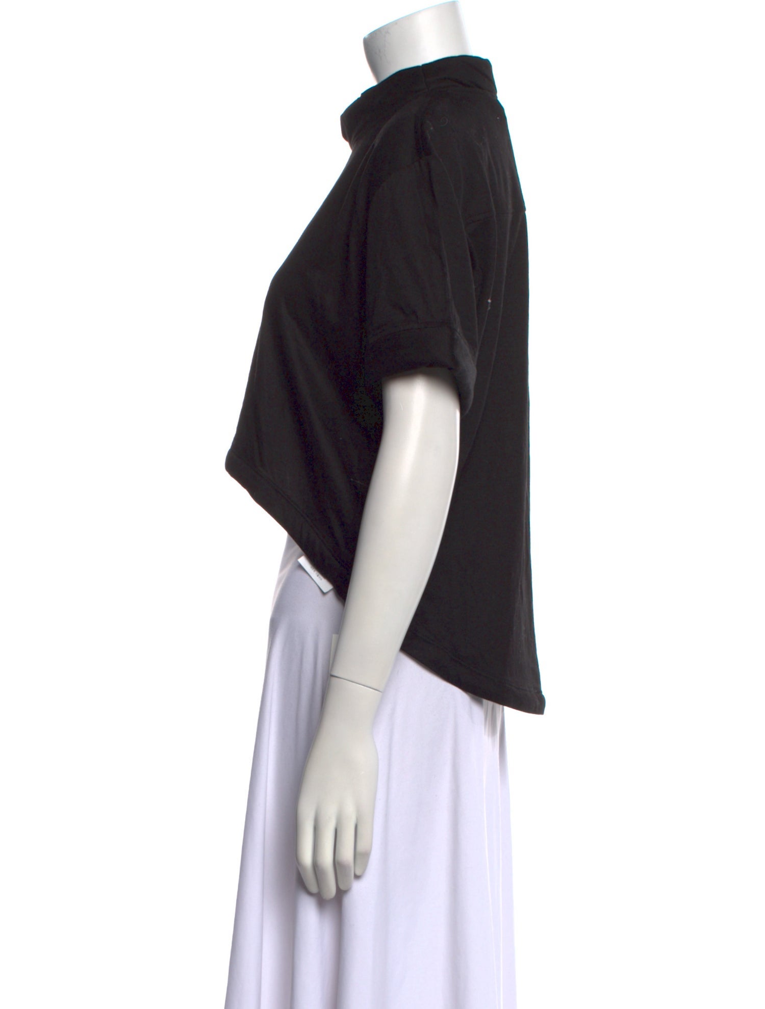 Haus x Golden Goose Mock Neck Short Sleeve Crop Top w/ Tags