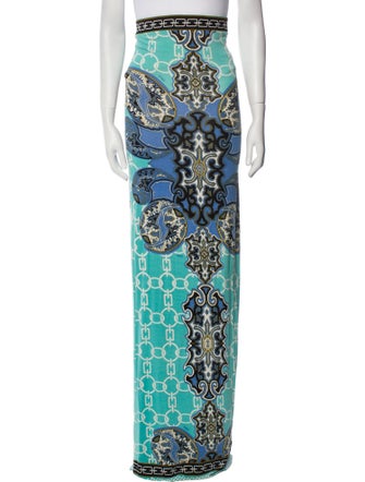 Hale Bob Silk Long Skirt