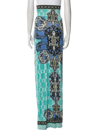 Hale Bob Silk Long Skirt