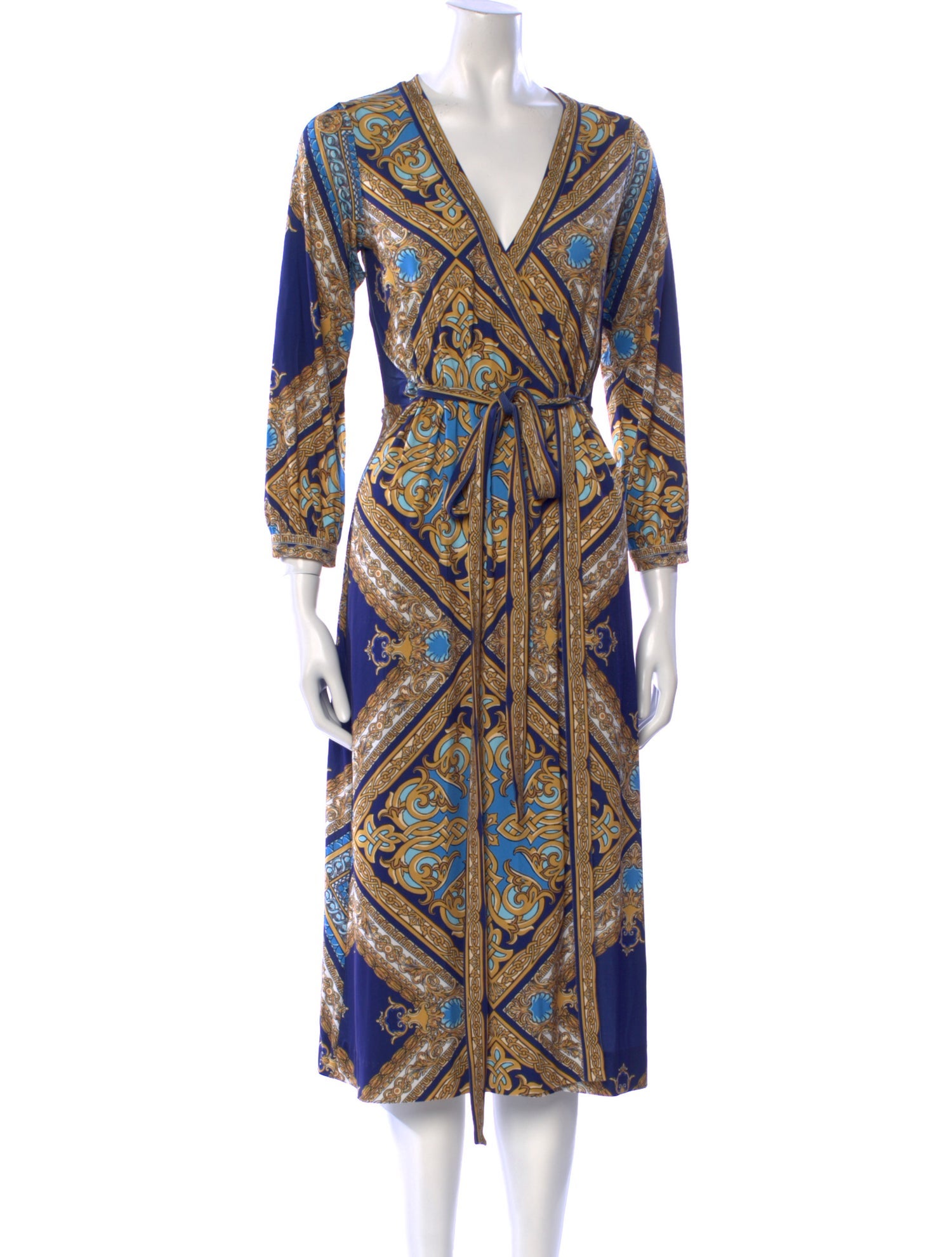 Hale Bob Printed Midi Length Dress