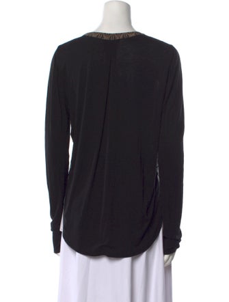 Hale Bob Silk Paisley Print Top