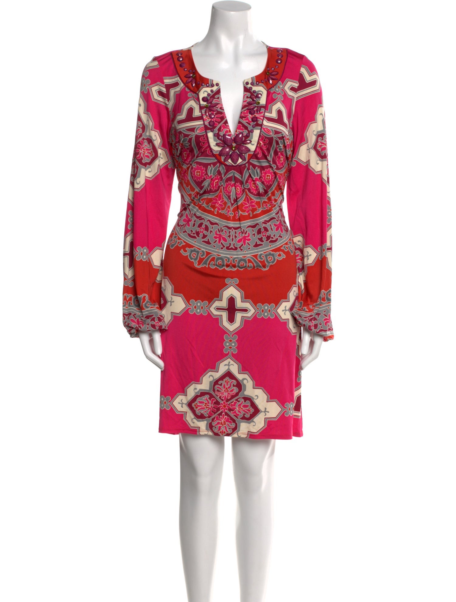 Hale Bob Silk Mini Dress