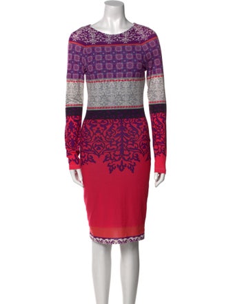 Hale Bob Printed Knee-Length Dress