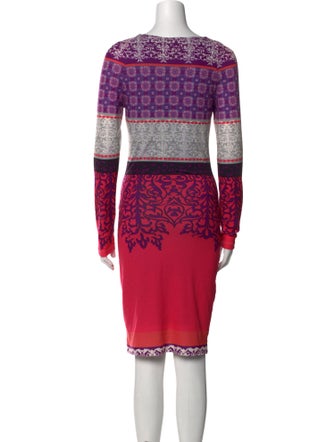 Hale Bob Printed Knee-Length Dress