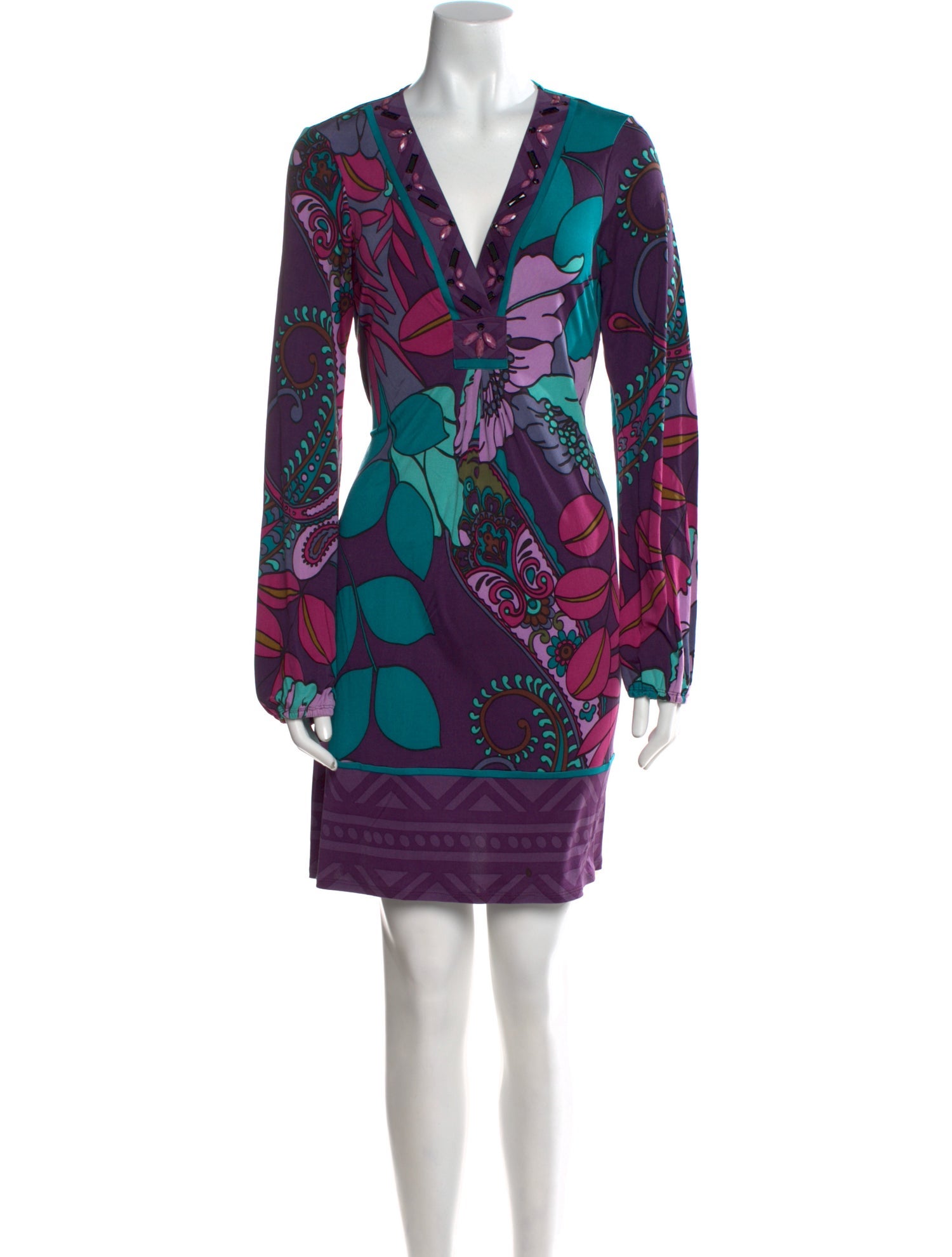 Hale Bob Silk Mini Dress