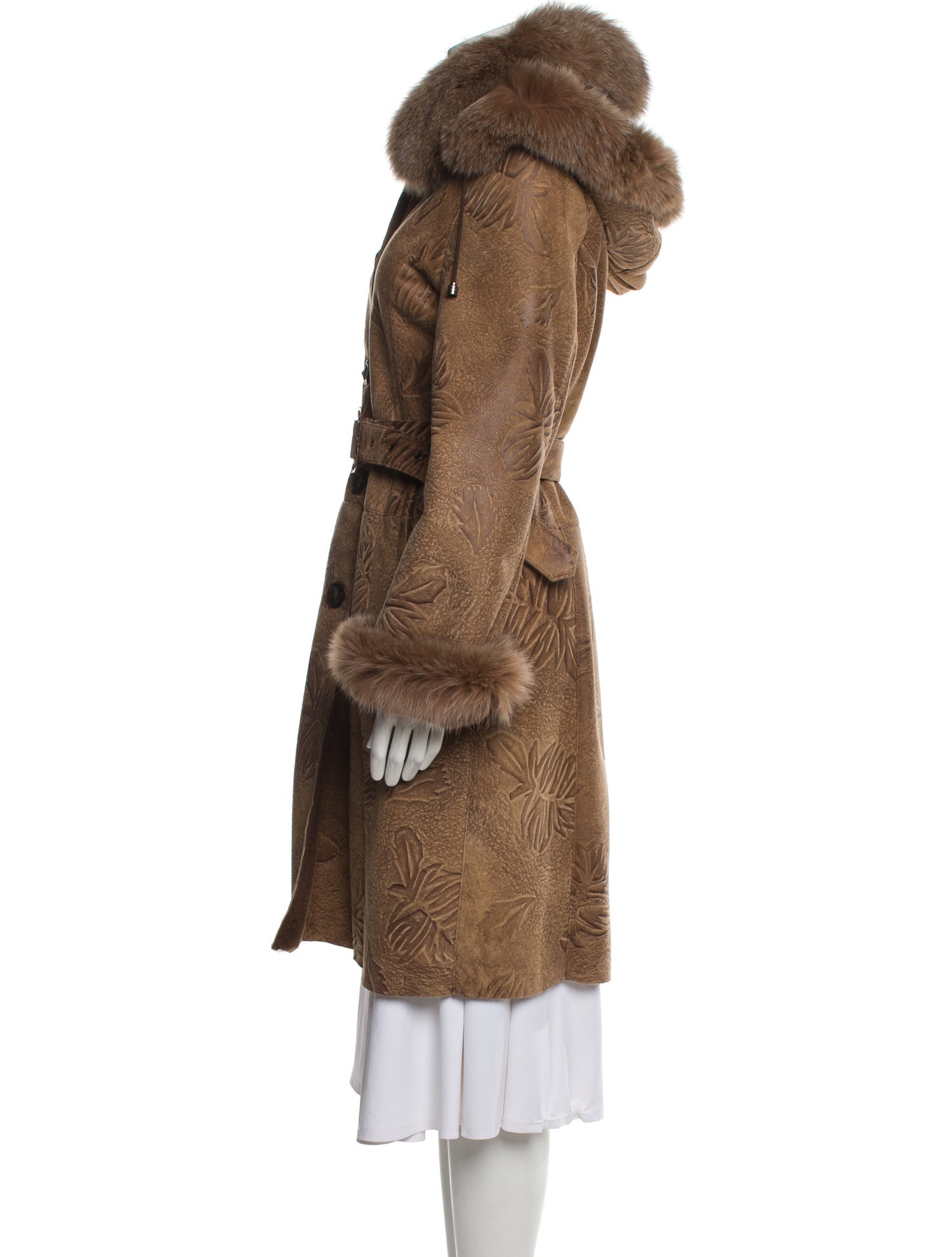 Harlin Lambskin Faux Fur Coat