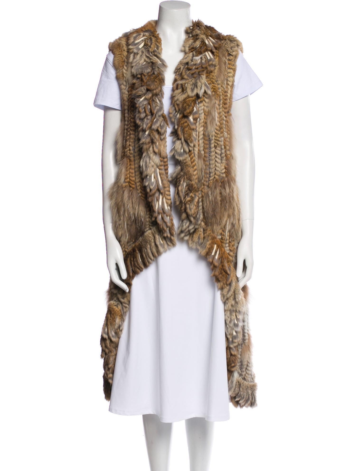 Harlin Animal Print Fur Coat