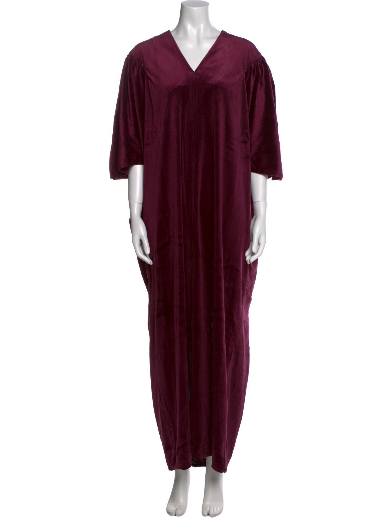 Halston IV V-Neck Long Dress