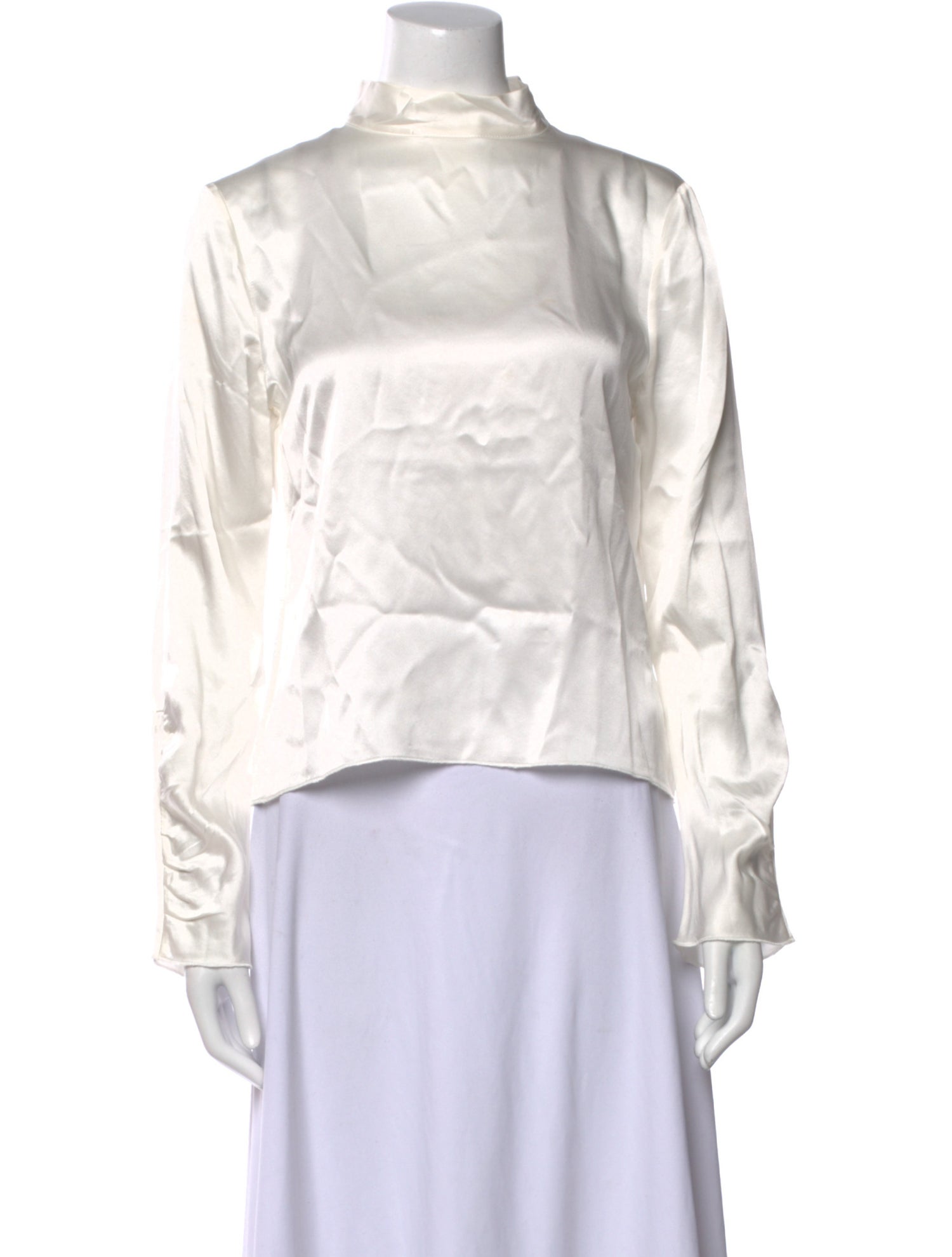 Hai Silk Mock Neck Blouse