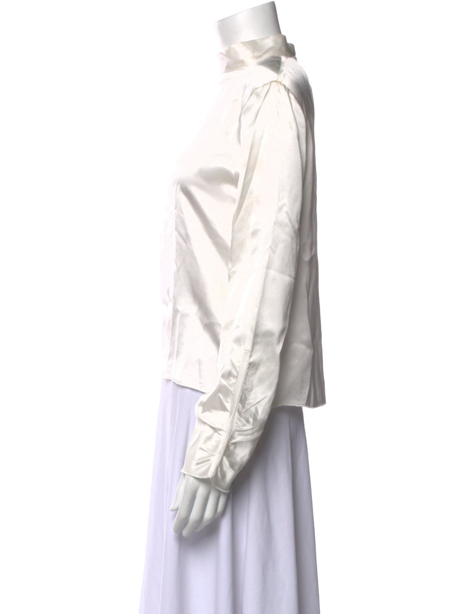 Hai Silk Mock Neck Blouse