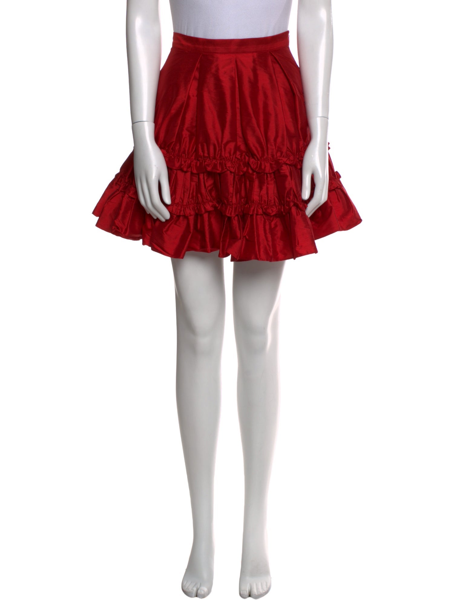 Hai Ruffle Embellishment Mini Skirt