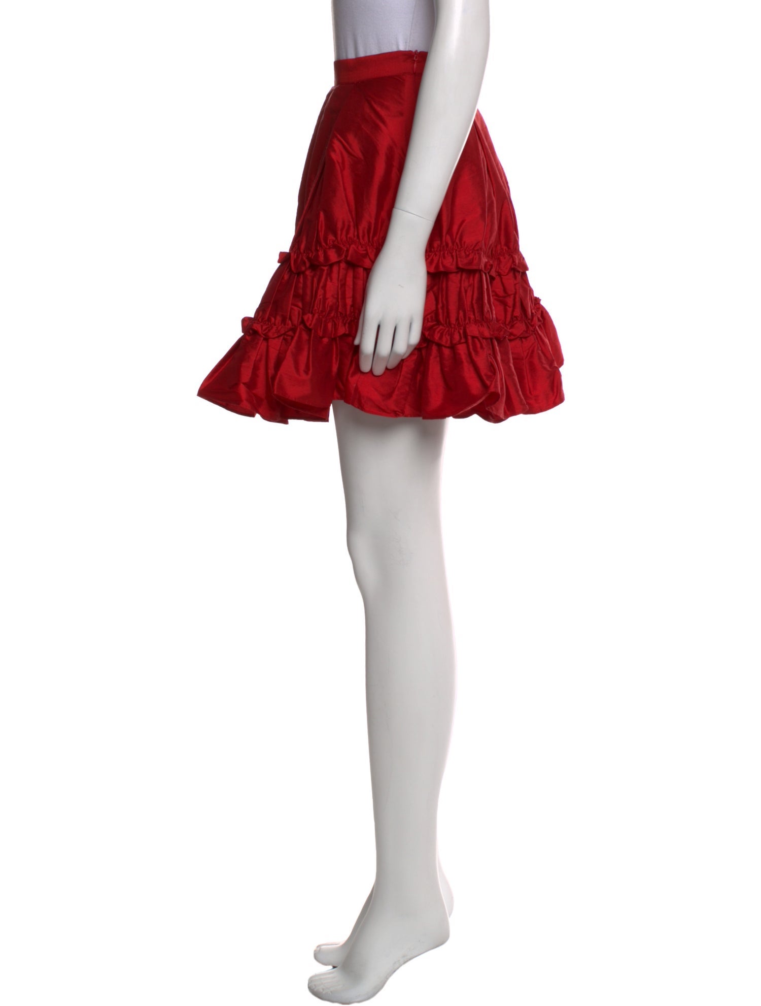 Hai Ruffle Embellishment Mini Skirt